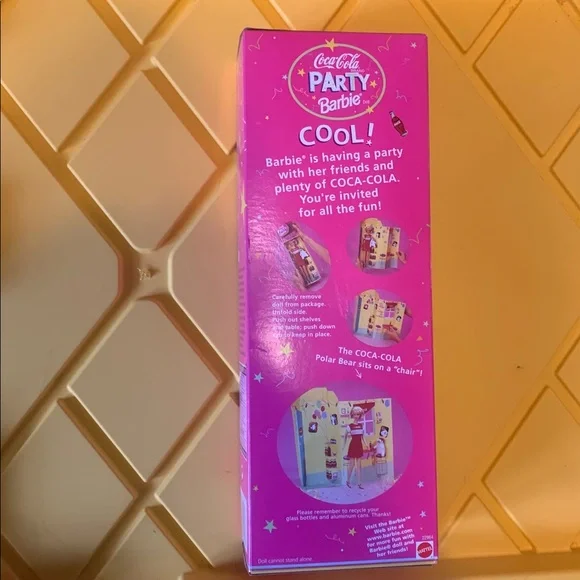 Vintage 1998 NRB Coca Cola Party Barbie 22964 - Picture 5 of 8